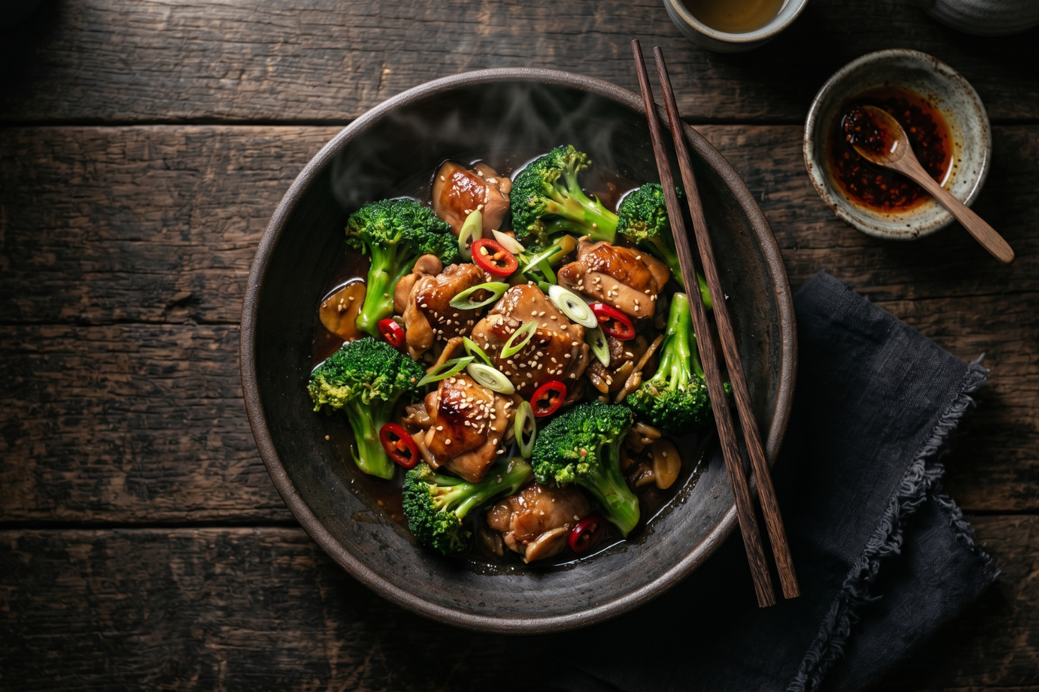 Stir Fried Broccoli with Chicken