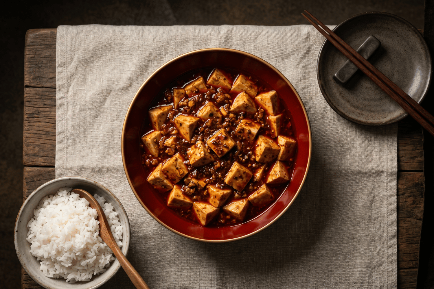 Ma Po Tofu with Minced Pork