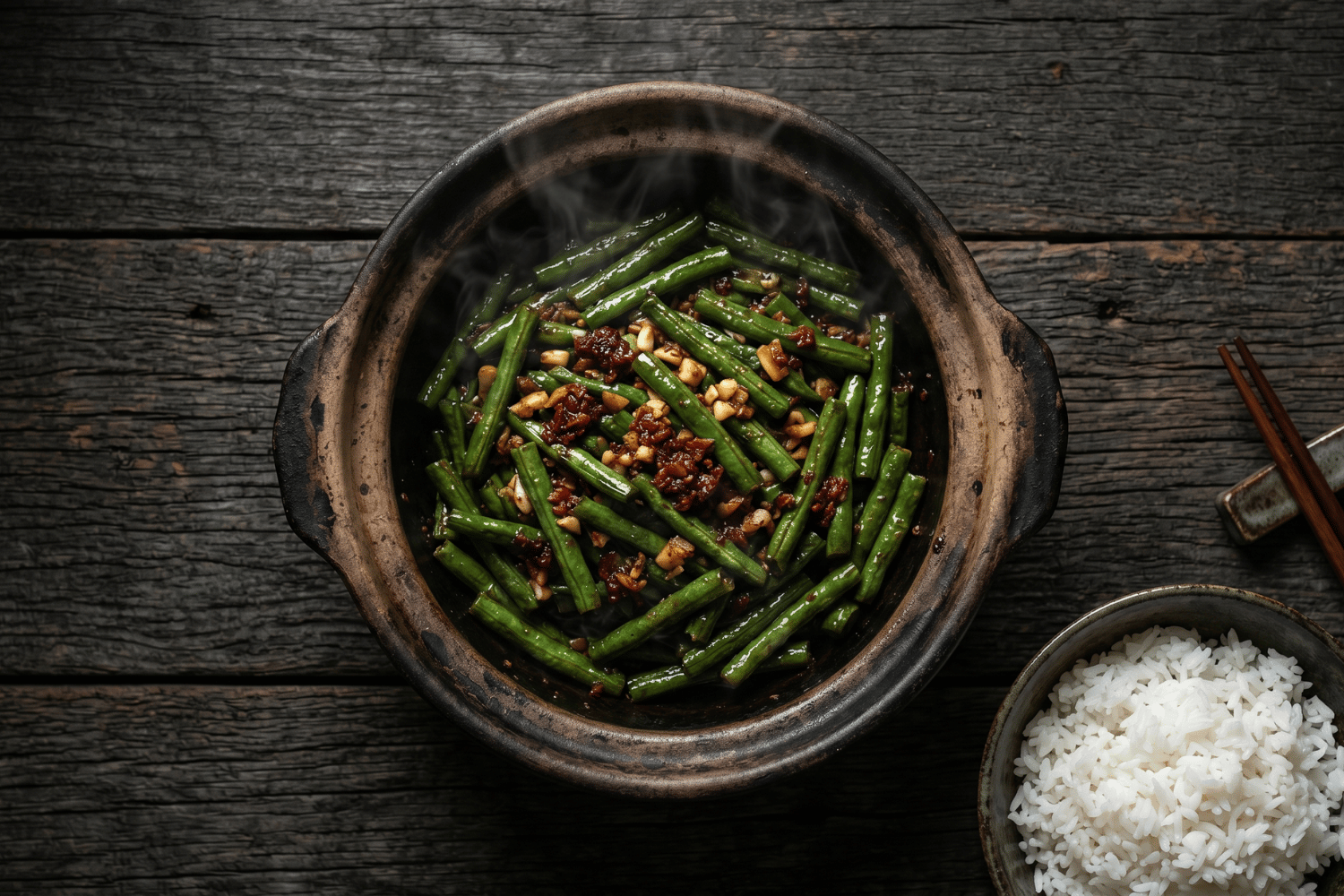 Spicy Long Beans Stir Fry