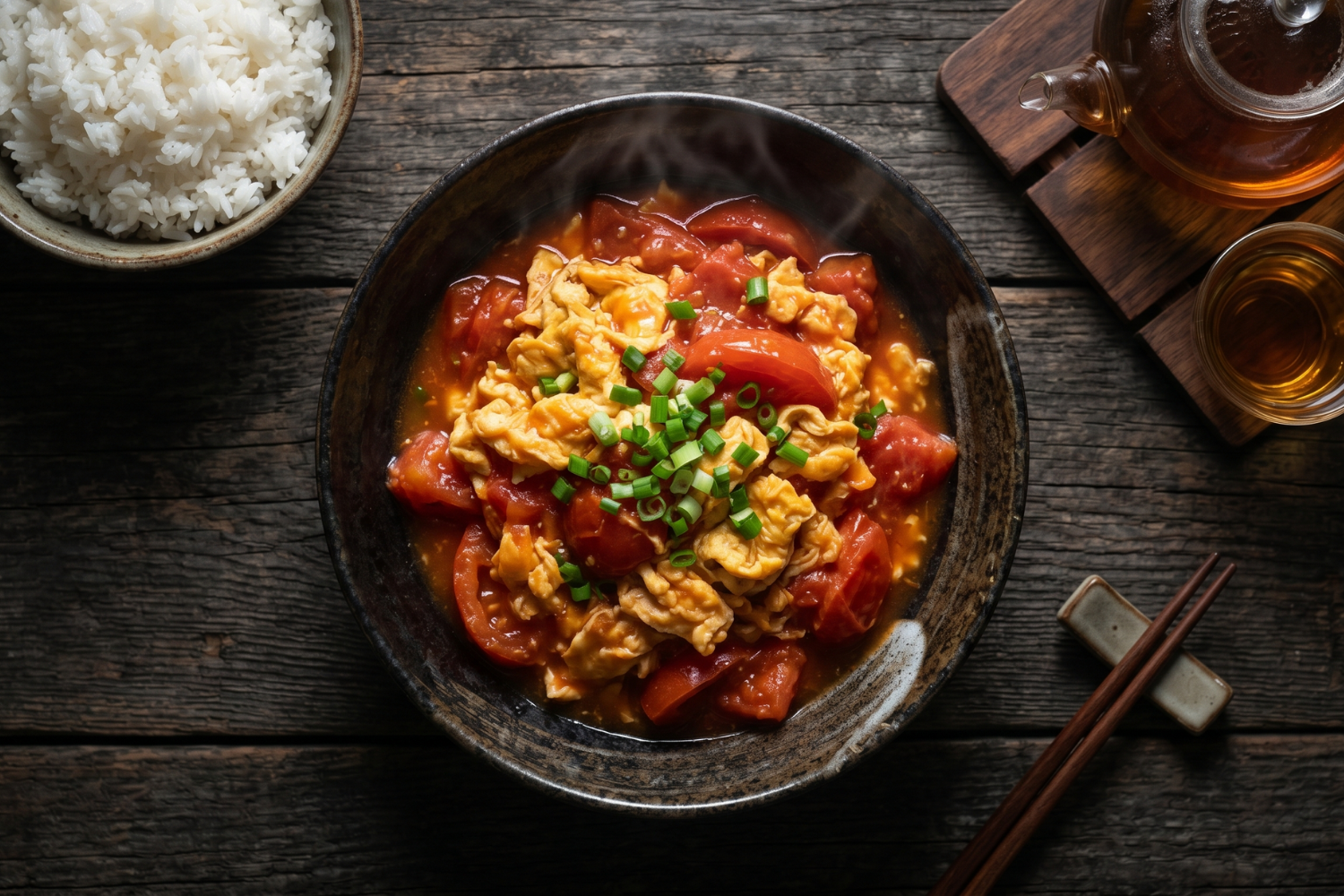 Chinese Tomato Egg Stir Fry